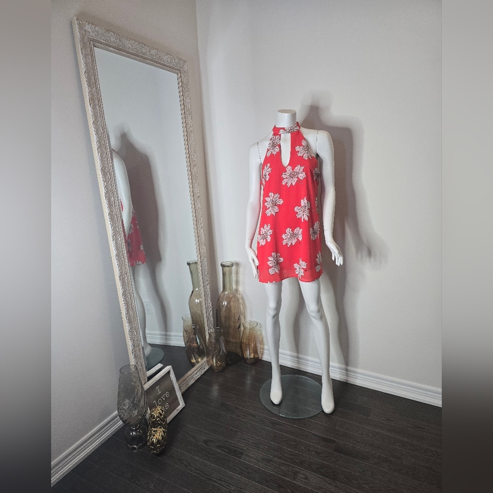 Streetwear Society Orange Halter Dress